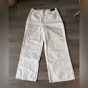 Abercrombie & Fitch Curve Love High Rise The Wide Leg Jean - 29 Short